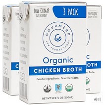 Low FODMAP 로우 포드맵 무염 치킨 브로스 육수 500mL 3팩