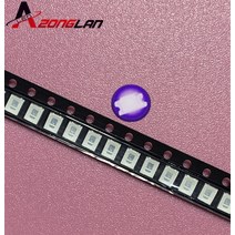 100pc 다이오드 2835 SMD UV LED 보라색 램프 비드 - 410nm 자외선 발광 울트라 바이올렛, 한개옵션0