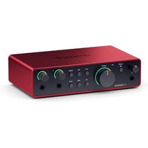 Focusrite Scarlett 2i2 제4세대 USB 오디오 인터페이스