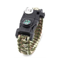 LED SOS 생존팔찌 아웃도어 써바이벌키트 20가지 생존도구