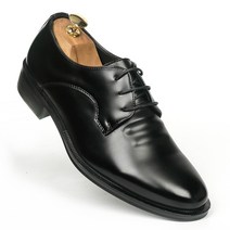 이제이슈즈 남자 광택 정장구두 끈구두 키높이 세미정장 캐주얼 신사화 남성구두 단화 신발