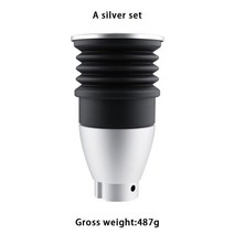 커피 그라인더 블로잉 빈 빈 에스프레소 커피 그라인더 호퍼 커피 그라인더 부품 커피 콩 용기 공급, 은