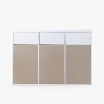 디자인9011 다용도 1165 수납장 플랩도어 착불, 모카그레이