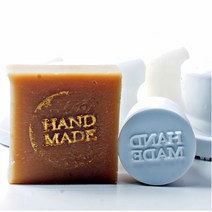 화장품만들기 비누만들기재료 도구, 비누스템프-HAND MADE(손잡이일체형)