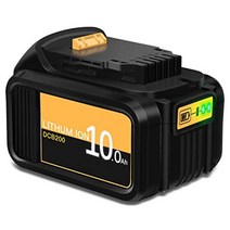 우스틴스 18V 20V DCB230 DCB180 DCB200 DCB205 디월트 호환되는 공구 배터리, 10.0AH