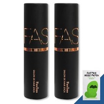 파시노 볼륨커버 헤어스틱 x 2개+코팩, 파시노헤어스틱10g 다크브라운 x 2개+코팩