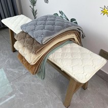 벤치의자 방석 식탁 긴 의자 쿠션 커버 7색상 소파패드 갈이, 쿠션 40x180cm, 플러시 브라운