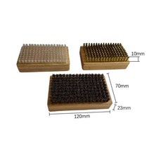 스노우보드 왁싱 용품 세트 스키 왁스 브러쉬 키트 베이스 구조 갱신 스노보드 도구 금, 1.3pcs   Nylon Brush