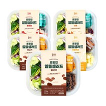 1am 토핑업 알뜰 샐러드 4종, 혼합구성 5팩