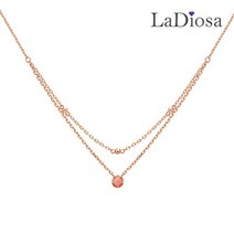 라디오사 18K 핑크오팔 목걸이 LK18JJ-8711N