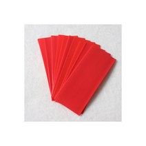 20/50/100pcs 18650 Lipo 배터리 랩 PVC 열 수축 튜브 Precut 너비 29.5mm x 72mm 절연 필름 보호 케이스 팩 슬리브, 400pcs, 빨간