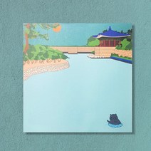 경주여행 굿즈 동궁과 월지 떡메모지