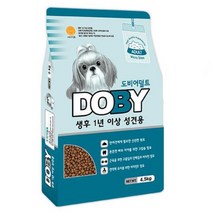 닥터도비 소형견 말티즈 사료 어덜트 4.5kg 영양식 건강식 특식 시바견, 쿠팡 본상품선택