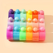 KC인증 20M 테이프공 펄 비비드 야광 6종 세트, 6cm x 20M, 비비드 세트