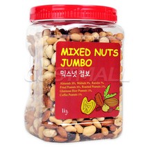 믹스넛 점보 1kg/땅콩/아몬드/호두/견과류/식사대용