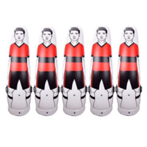 트윈클 축구 프리킥 장애물 연습 오뚜기 공기 슛 슈팅 훈련 풋살 체육 수비 인형 트레이닝, 1.8 레드 에어 벽 세트(5개) 송기통