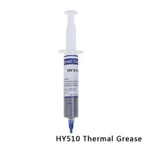 HY510 그레이 CPU 실리콘 컴파운드 열 페이스트 전도성 그리스 방열판 2 개, 03 30g X 1