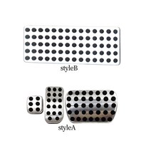 Durable Car Brake Pedal Foot Pegs Rests Pads Direct Replaces, 02 style B