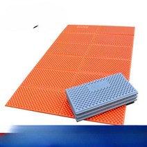 방습 매트 야외 텐트 슬리핑 매트 휴대용 쿠션 깔개, 녹색 (알루미늄 호일 없음) 보관 가방 포함