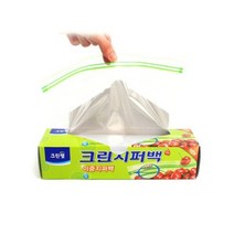 과일 야채 여행 크린랩 이중지퍼백18cmX20cm 20매, 과일 야채 여행 크린랩 이중지퍼백(18cmX20