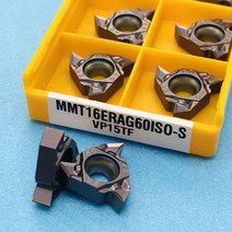 선반공구 터닝도구 10 조각 mmt16er ag60-s vp15tf mmt16ir 카바이드 인서트 mmt 16er ag60-s 16ir cnc 범용 나사 선반 도구, mmt16irag60-s vp15tf, 10개
