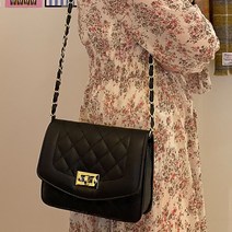 보니보따리 여성용 린다J 미니 숄더 크로스 퀼팅백