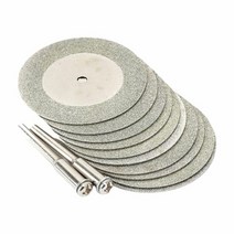 드라멜날 절단석 대리석 유리 50MM 연결대2 톱날10개, 단품
