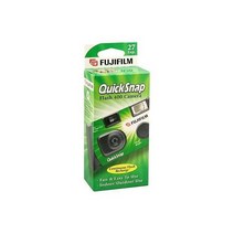 Fujifilm Fuji Quicksnap 400 Single Use Disposable 35mm Camera with Flash 135536