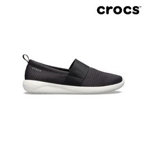 [크록스] 여성 라이트라이드 메쉬 슬립온 / 205727-066 블랙 / Crocs Lit