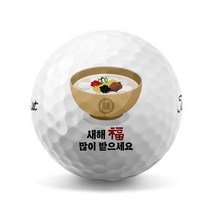 31 신정 구정 추석 선물 골프공 로고 인쇄 제작(6구), 볼빅 비비드 화이트 6구, B