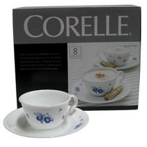 코렐컵 미제 코렐 블루베리 커피잔세트 찻잔세트 4인조