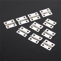 20Pcs 미니 캐비닛 경첩 가구 피팅 보석 상자 가구 하드웨어에 대 한 장식 작은 문 경첩 18*16mm, 은