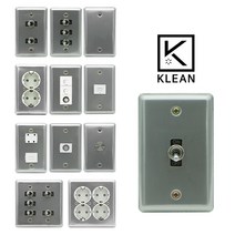 스텐 토글 스위치 레트로 빈티지 모던 콘센트 커버 교체 USB 전화 인터넷 맹커버, 21.스텐_8P