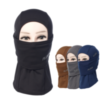 벨벳 바라클라바 방한후드 자전거 오토바이 넥워머 안면마스크, 블랙