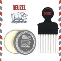 리우젤코리아 익스트림 매트 포마드 4oz (113g) + 포마드 전용 빗, 1개