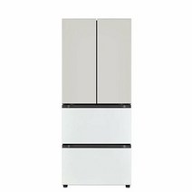 [하이마트] LG 오브제컬렉션 김치냉장고 스탠드형 Z407MGW141 (402L 메탈 그레이 화이트 1등급)