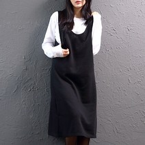 콜라보골지조끼원피스 WW11412 빅사이즈 여성의류 미시옷 임부복 큰옷 원피스 골지원피스 조끼원피스