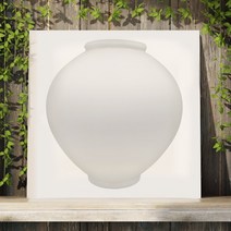 달항아리그림 풍수액자 거실 주방 인테리어, 01.순백달항아리