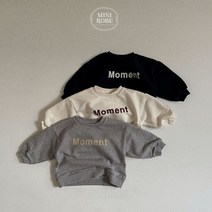 미니로브 모먼트 맨투맨 23가을 아기옷