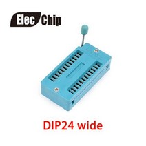 5pcs 14P 16P 18P 20P 24P 28P 40P 잠그는 좌석 IC 움직일 수있는 좌석 발판 통합 소켓 기초 시험, 06 DIP24-Wide