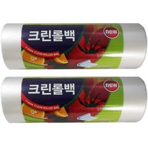 위시리빙 크린롤백 중형 25*35 500매, 2개