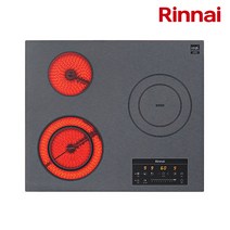 린나이 하이브리드 인덕션1구+하이라이트2구 (RBE-IR312AH) 전기레인지, 낮은케이스(ES-L6002T) 추가구매