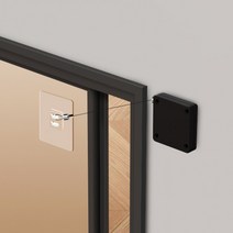 무타공 엘로시오 자동도어클로저 / 자동문닫힘 슬라이딩도어 미닫이문잠금장치 현관안전고리 문렬림방지, 엘로시오 도어클로저(화이트)