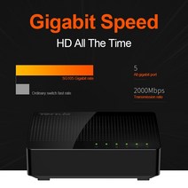 와이파이에그 휴대용와이파이 lte 라우터 데이터에그 Tenda-SG105 기가비트 1000M 미니 5 포트 데스크탑 스위치 고속 이더넷 네트워크 LAN 허브 RJ45 및 스위칭 션