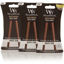 우드윅 차량용 방향제 오토 리드 화이트 티크 3팩, 기본
