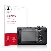 스코코 소니 시네마 라인 ILME-FX3 항균 올레포빅 액정보호필름 2매, 단품, 2개