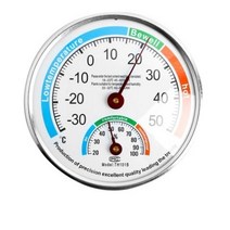 벽걸이 아날로그 정밀 온도 습도계 13cm, 2개
