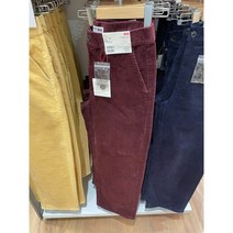홍콩 마카오 정품 유니클로 [디자이너 콜라보레이션] 여성용 프렌치 코듀로이 팬츠 442716