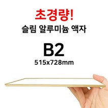 가벼운 벽걸이 액자 B2 액자, 블랙