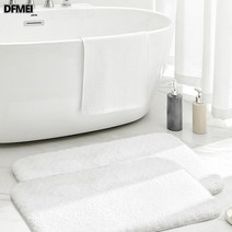 DFMEI 미끄럼방지매트 고급형 현관 화장실 부엌 매트 발매트 주방매트 욕실발매트, DFMEI D-09.화이트x2